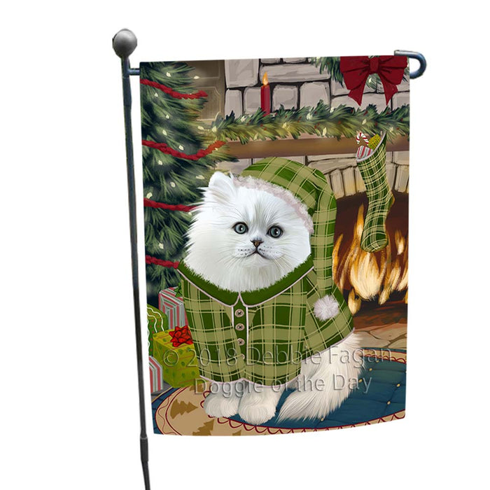 The Stocking was Hung Persian Cat Garden Flag GFLG55849