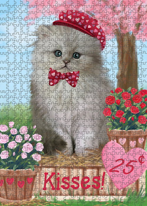 Rosie 25 Cent Kisses Persian Cat Puzzle with Photo Tin PUZL92144