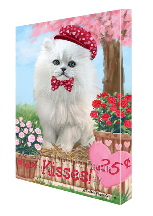 Rosie 25 Cent Kisses Persian Cat Canvas Print Wall Art Décor CVS126098