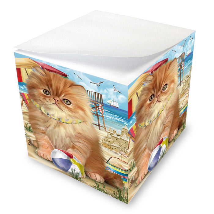 Pet Friendly Beach Persian Cat Note Cube NOC55822