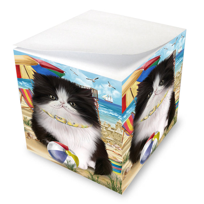 Pet Friendly Beach Persian Cat Note Cube NOC55823