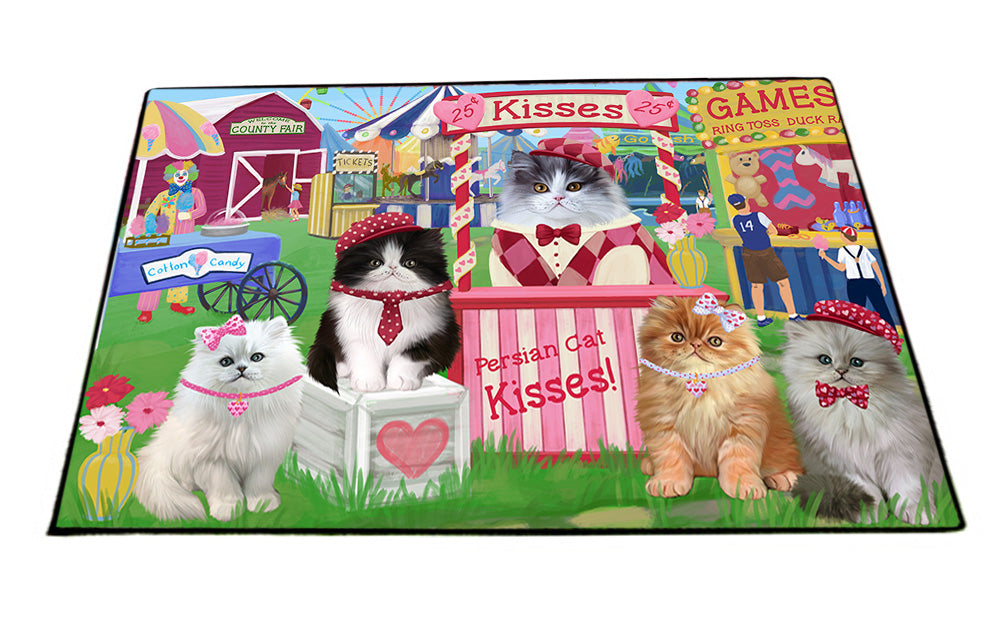 Carnival Kissing Booth Persian Cats Floormat FLMS52998