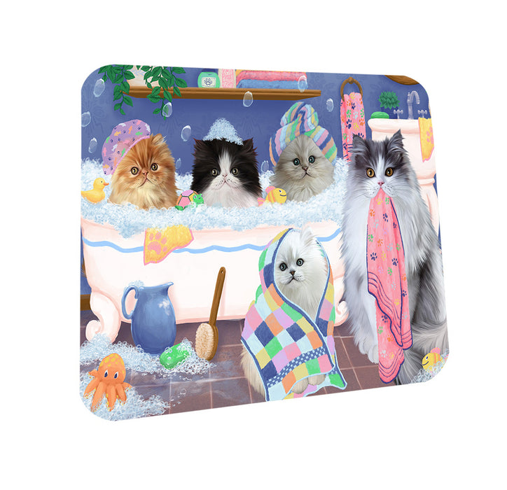 Rub A Dub Dogs In A Tub Persian Cats Coasters Set of 4 CST56765
