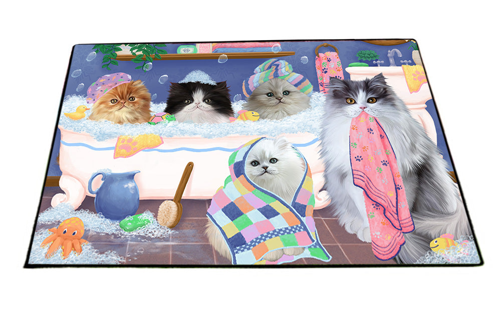 Rub A Dub Dogs In A Tub Persian Cats Floormat FLMS53604