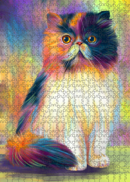 Paradise Wave Persian Cat Puzzle with Photo Tin PUZL92508