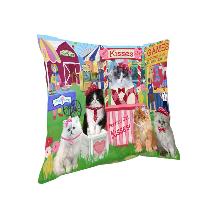 Carnival Kissing Booth Persian Cats Pillow PIL77940