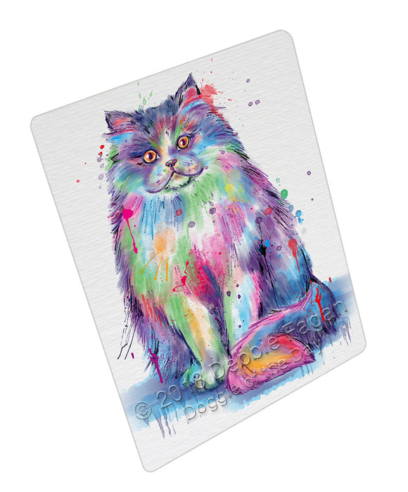 Watercolor Persian Cat Small Magnet MAG76331