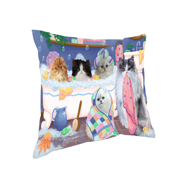 Rub A Dub Dogs In A Tub Persian Cats Pillow PIL81520