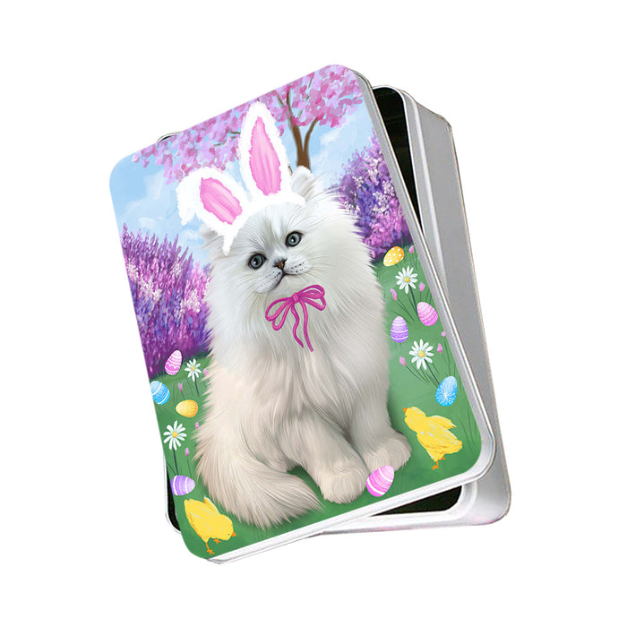 Persian Cat Easter Holiday Photo Storage Tin PITN49198