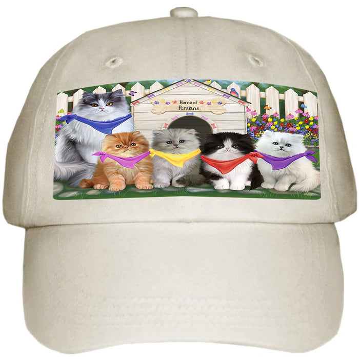 Spring Dog House Persian Cats Ball Hat Cap HAT53514