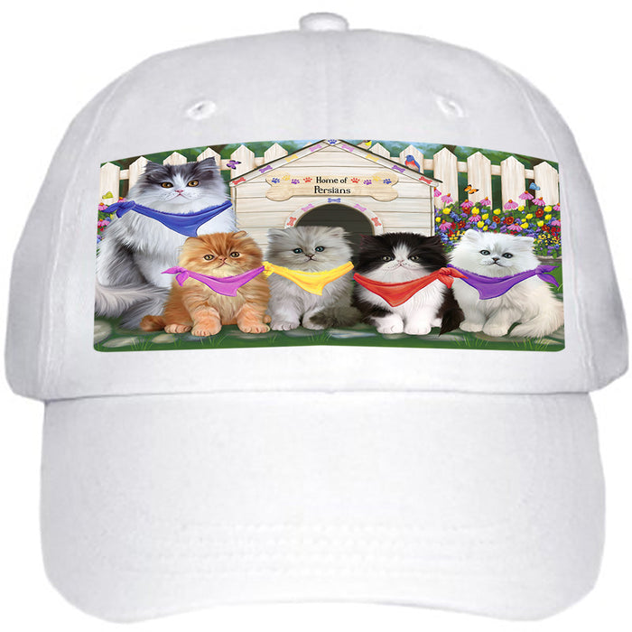 Spring Dog House Persian Cats Ball Hat Cap HAT53514