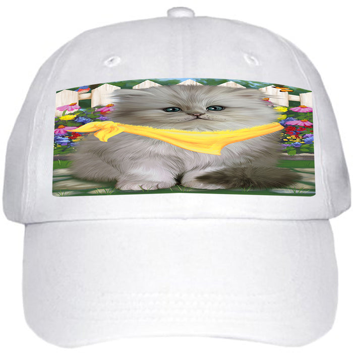 Spring Floral Persian Cat Ball Hat Cap HAT53517