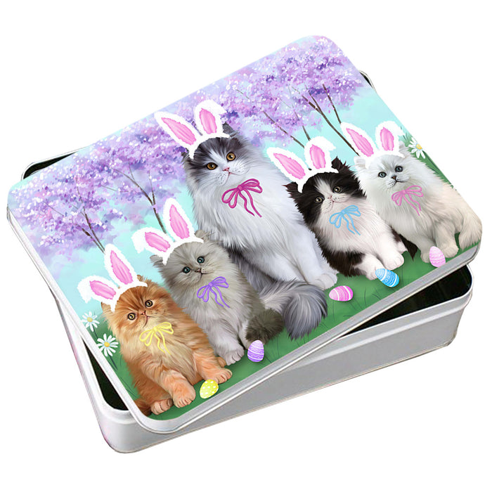 Persian Cat Easter Holiday Photo Storage Tin PITN49200