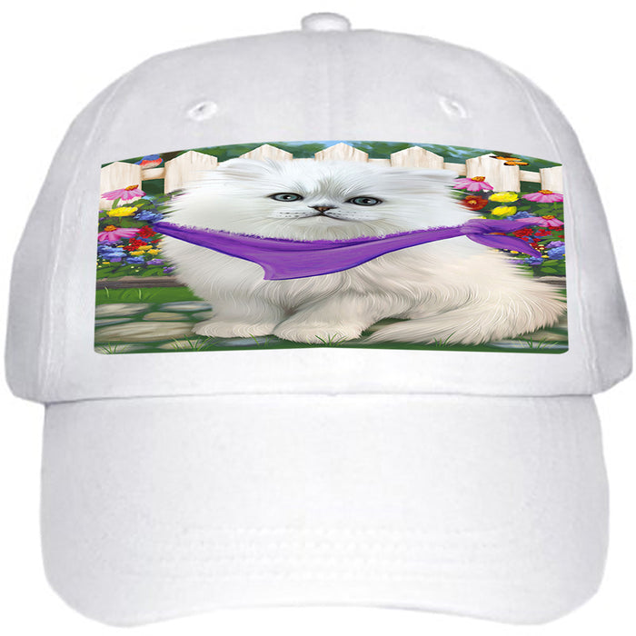 Spring Floral Persian Cat Ball Hat Cap HAT53520