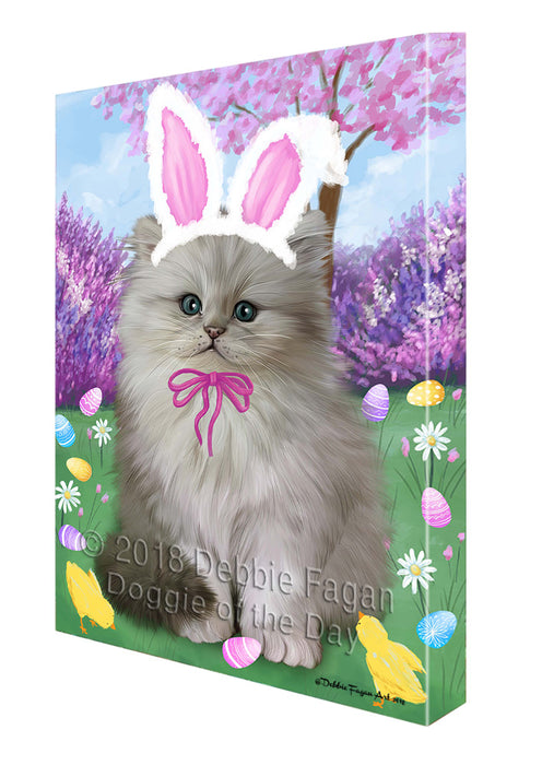 Persian Cat Easter Holiday Canvas Wall Art CVS58422