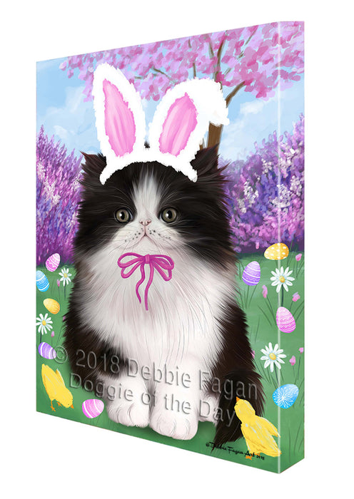 Persian Cat Easter Holiday Canvas Wall Art CVS58431