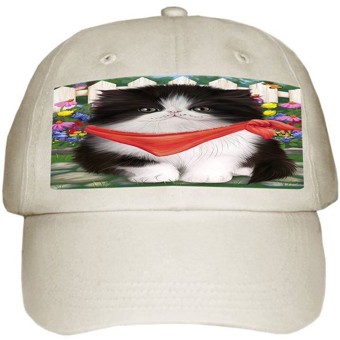Spring Floral Persian Cat Ball Hat Cap HAT53523