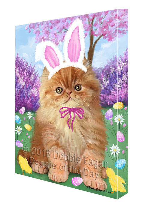 Persian Cat Easter Holiday Canvas Wall Art CVS58440