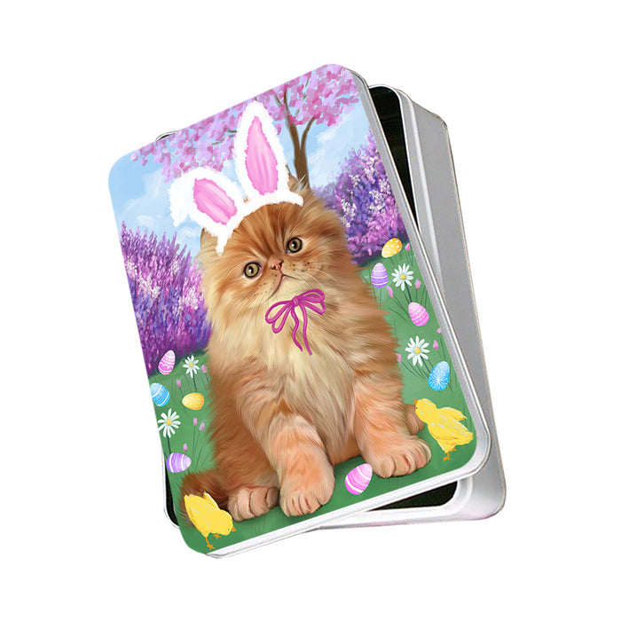 Persian Cat Easter Holiday Photo Storage Tin PITN49203