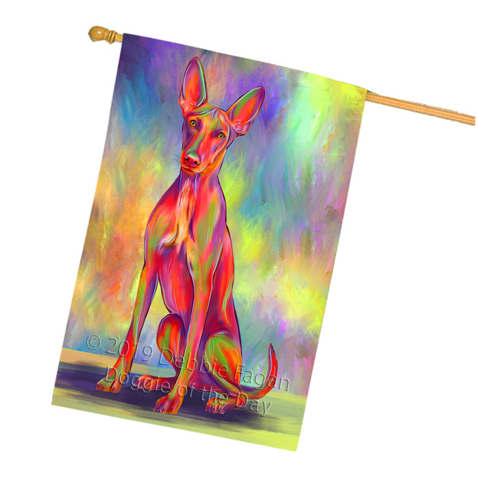 Paradise Wave Pharaoh Hound Dog House Flag FLG66472