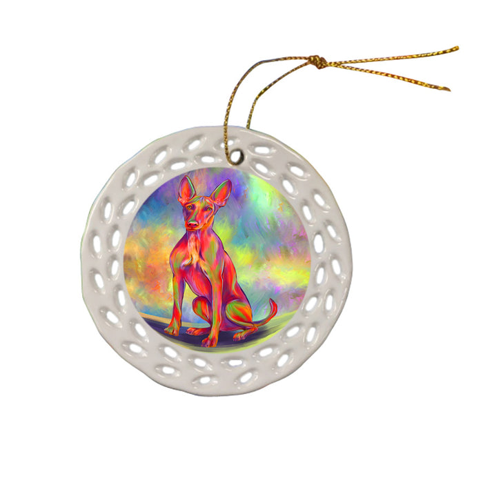 Paradise Wave Pharaoh Hound Dog Doily Ornament DPOR58403