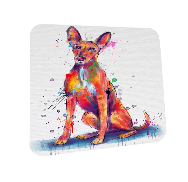 Watercolor Pharaoh Hound Dog Coasters Set of 4 CST57518