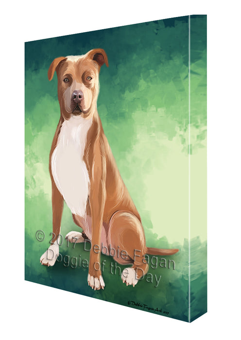 Pit Bull Dog Canvas Wall Art CVS48342