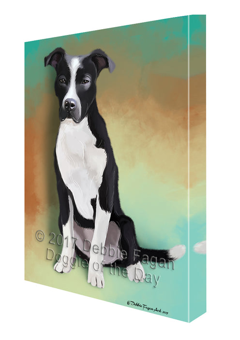Pit Bull Dog Canvas Wall Art CVS48360