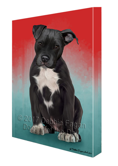 Pit Bull Dog Canvas Wall Art CVS51294