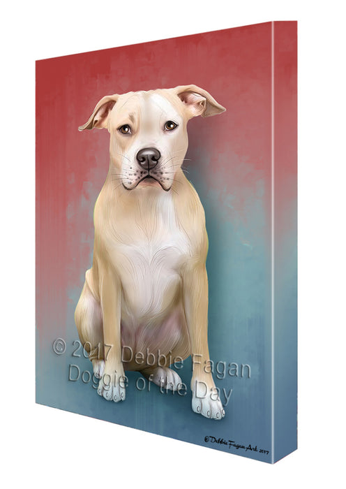 Pit Bull Dog Canvas Wall Art CVS51321