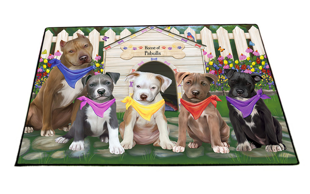 Spring Dog House Pit Bulls Dog Floormat FLMS50379