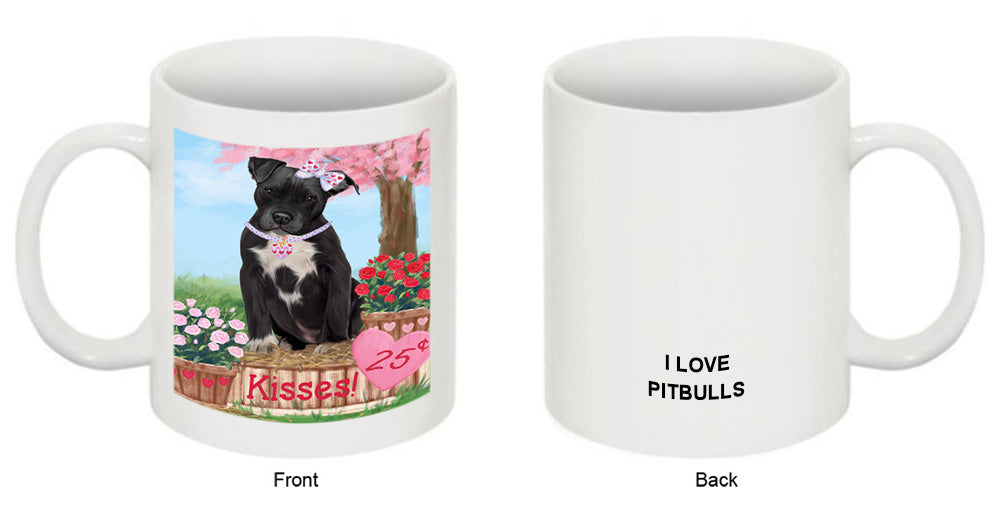 Rosie 25 Cent Kisses Pit Bull Dog Coffee Mug MUG51840
