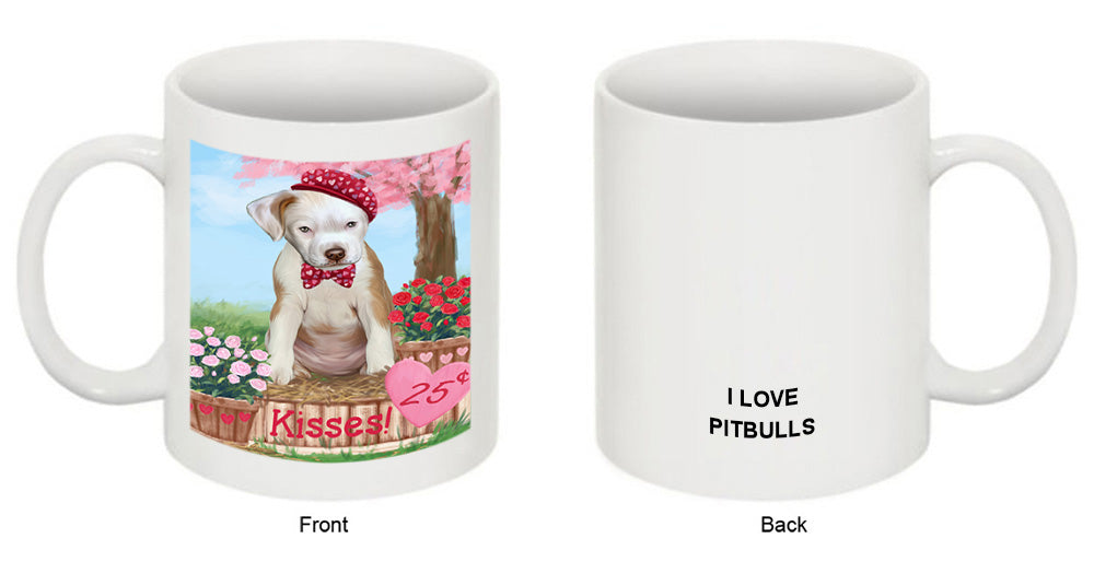 Rosie 25 Cent Kisses Pit Bull Dog Coffee Mug MUG51842