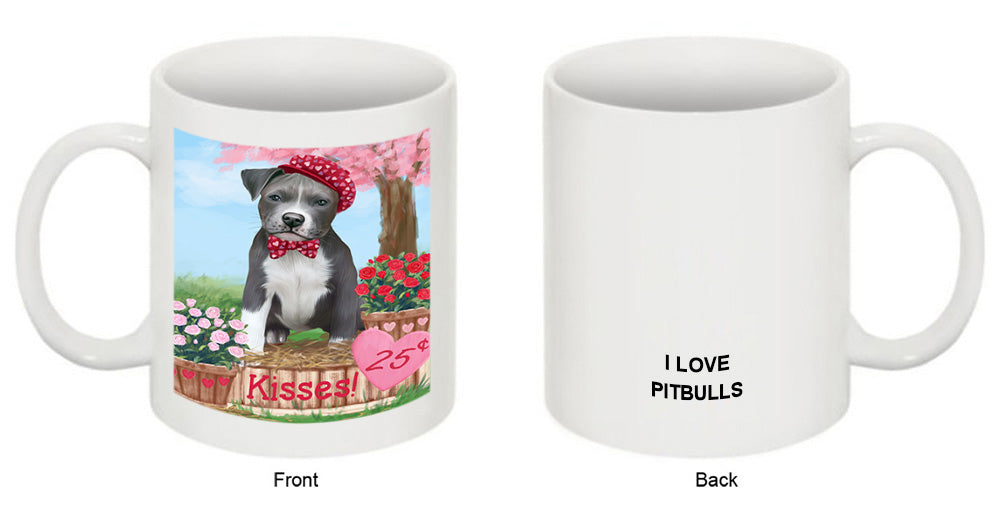 Rosie 25 Cent Kisses Pit Bull Dog Coffee Mug MUG51843