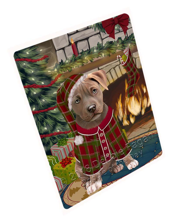 The Stocking was Hung Pit Bull Dog Cutting Board C71820