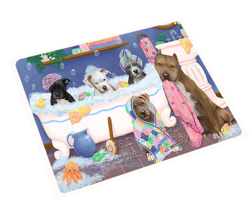 Rub A Dub Dogs In A Tub Pit Bulls Dog Magnet MAG75561 (Small 5.5" x 4.25")