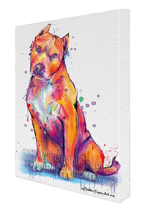 Watercolor Poodle Dog Canvas Print Wall Art Décor CVS136295