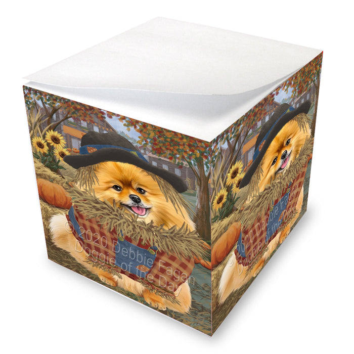 Halloween 'Round Town Pomeranian Dogs Note Cube NOC-DOTD-A56871