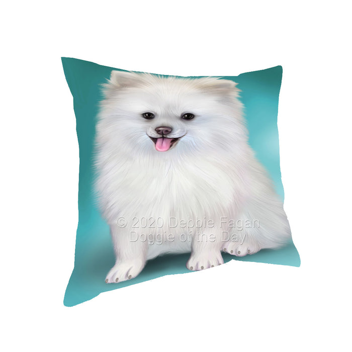 Pomeranian Dog Pillow with Top Quality High-Resolution Images - Ultra Soft Pet Pillows for Sleeping - Reversible & Comfort - Ideal Gift for Dog Lover - Cushion for Sofa Couch Bed - 100% Polyester