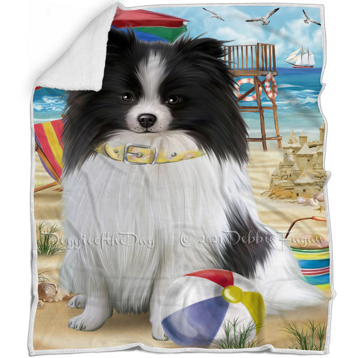 Pet Friendly Beach Pomeranian Dog Blanket BLNKT66279