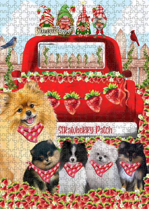 Pomeranian Jigsaw Puzzle: Explore a Variety of Personalized Designs, Interlocking Puzzles Games for Adult, Custom, Dog Lover's Gifts