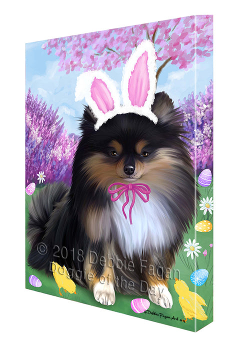 Pomeranian Dog Easter Holiday Canvas Wall Art CVS58521