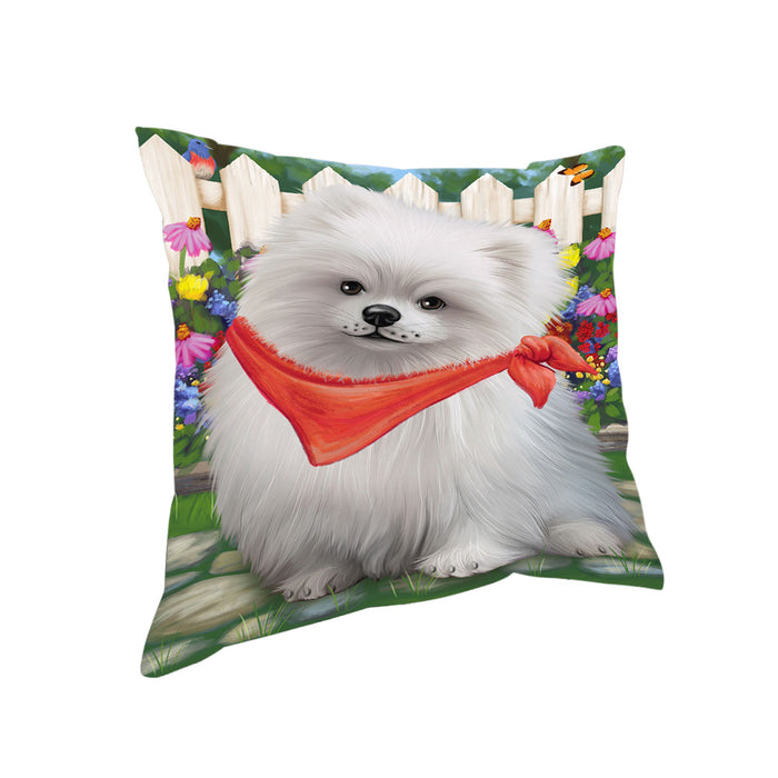 Spring Floral Pomeranian Dog Pillow PIL56896