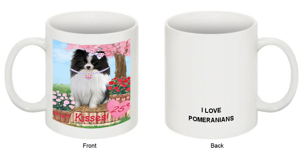 Rosie 25 Cent Kisses Pomeranian Dog Coffee Mug MUG51385
