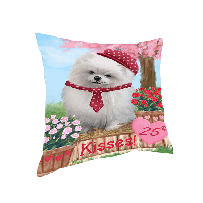 Rosie 25 Cent Kisses Pomeranian Dog Pillow PIL78244