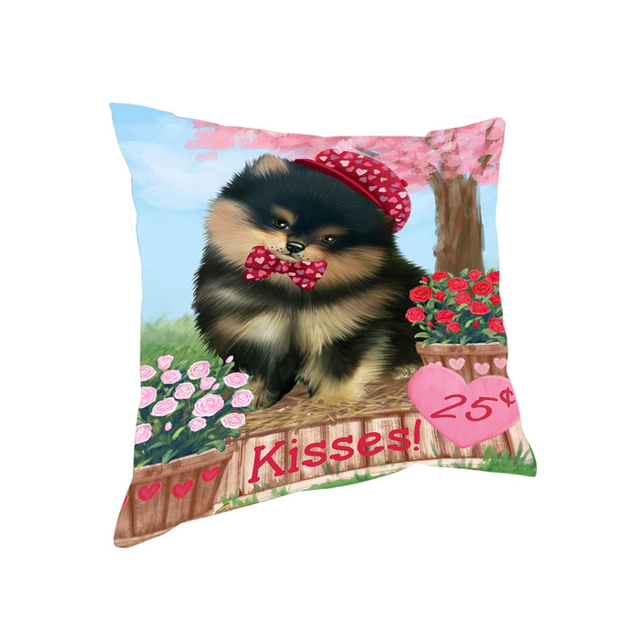 Rosie 25 Cent Kisses Pomeranian Dog Pillow PIL78248