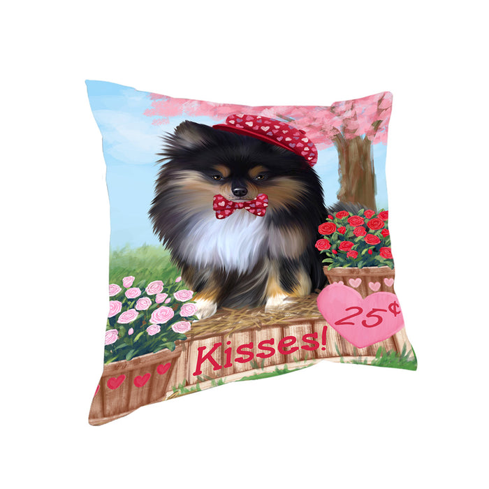 Rosie 25 Cent Kisses Pomeranian Dog Pillow PIL78252