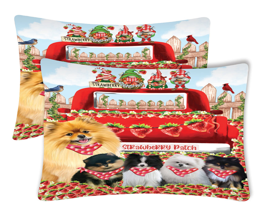 Pomeranian Pillow Case: Explore a Variety of Personalized Designs, Custom, Soft and Cozy Pillowcases Set of 2, Pet & Dog Gifts