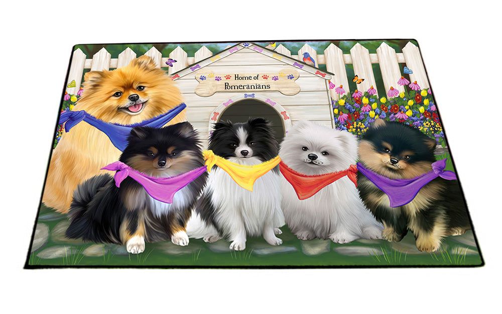 Spring Dog House Pomeranians Dog Floormat FLMS50382