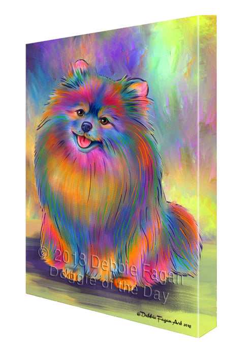 Paradise Wave Pomeranian Dog Canvas Print Wall Art Décor CVS132749